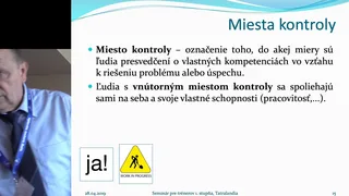 FM FT Miroslav Roháček - Športová psychológia v šachu