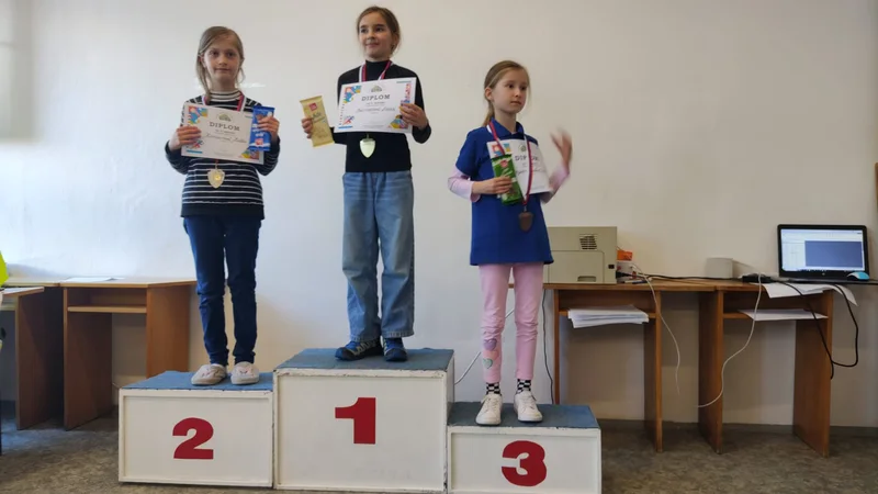 1.miesto: Emmka Bartošová v kategórii dievčat do 11 rokov