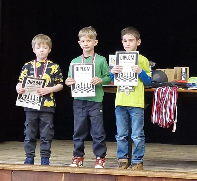 3.miesto Riško Šuplata v kategórii chlapcov do 8 rokov