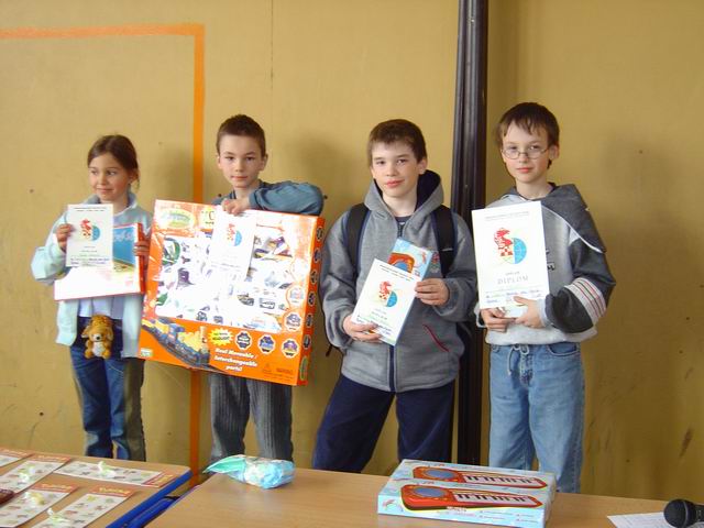 Andy Kováč pri vyhlasovaní výsledkov 38