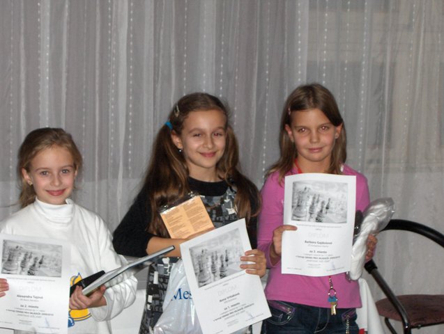 Víťazky kategórie dievčat do 11 rokov 119