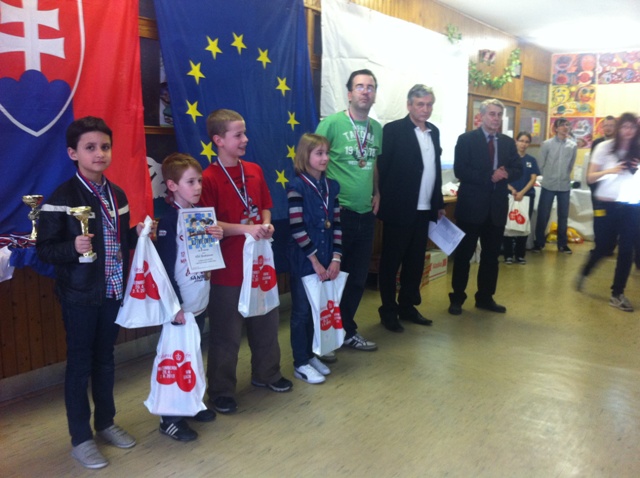 Vyhlasovanie výsledkov: KŠN Bratislava - 3.miesto 128