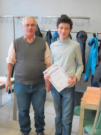 Jakub ako najlepší junior v turnaji 050