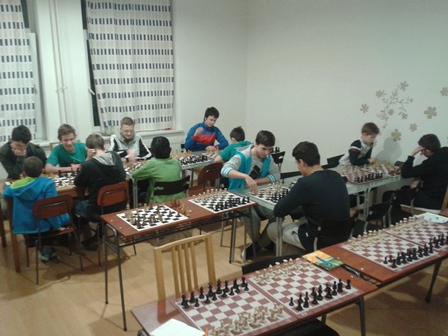 Bleskový turnaj odohraný počas sústredenia 159