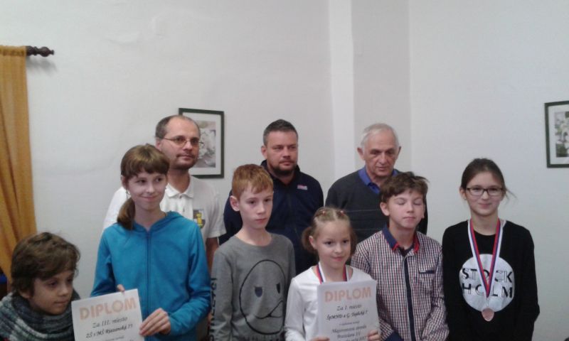 V kategórii škôl obsadilo družstvo ŠpMNDaG v zložení Vladko - Grétka prvé miesto 194