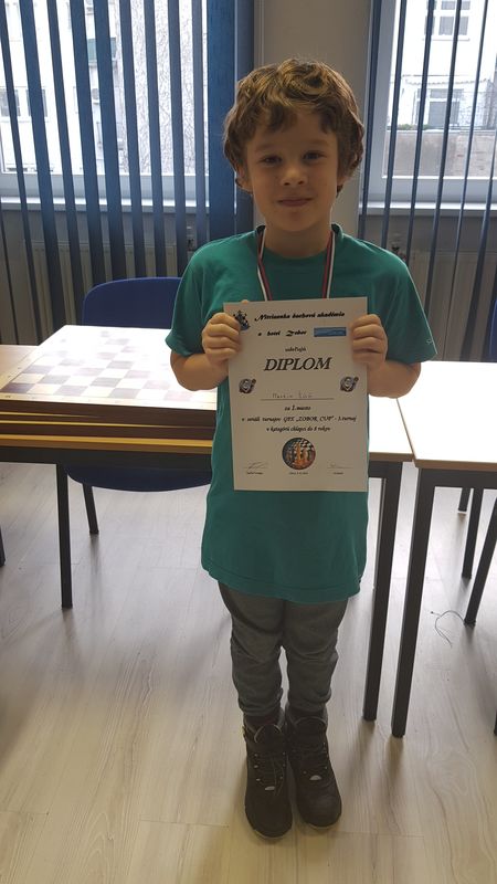 Maťko ako víťaz kategórie chlapcov do osem rokov 224