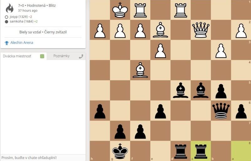 Ako získal Samko čiernymi v symetrickej pozícii niekoľko temp navyše 062