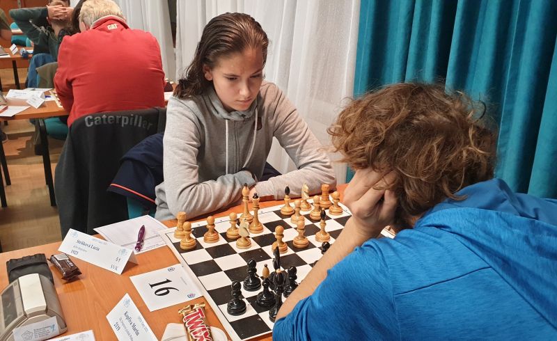 6.kolo: L.Strišková - M.Kopřiva 1:0 Lucka aktívnou hrou získala zaslúžený bod 101