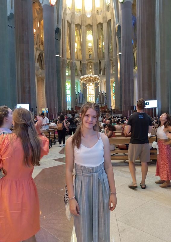 Lucka v priestoroch Sagrada Familia 505