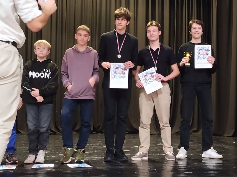 Najúspešnejší hráči turnaja žiakov, vrátane víťazného Jožka 114