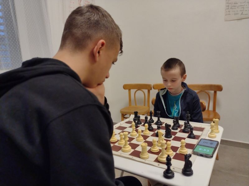 Dávid počas víťaznej partie záverečného kola 315